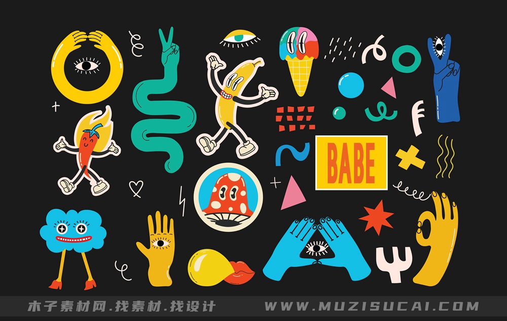 孟菲斯趣韵:几何元素欢乐派对